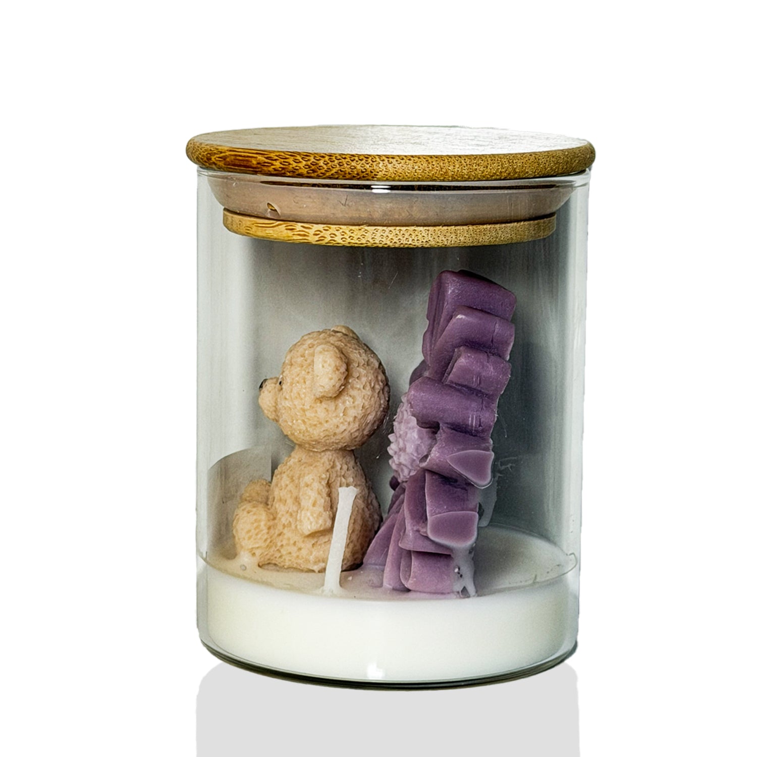 Velvet Teddy Bloom Candle