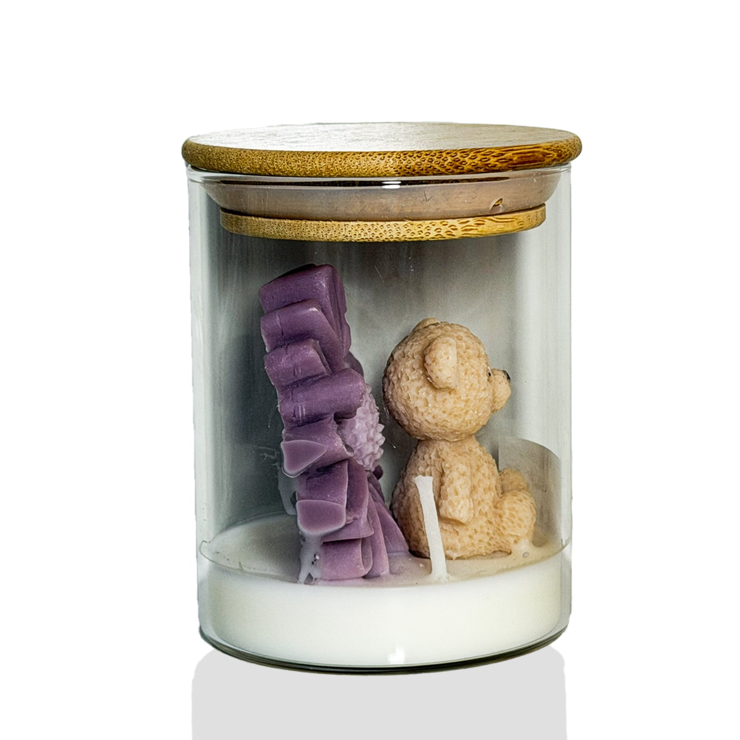 Velvet Teddy Bloom Candle